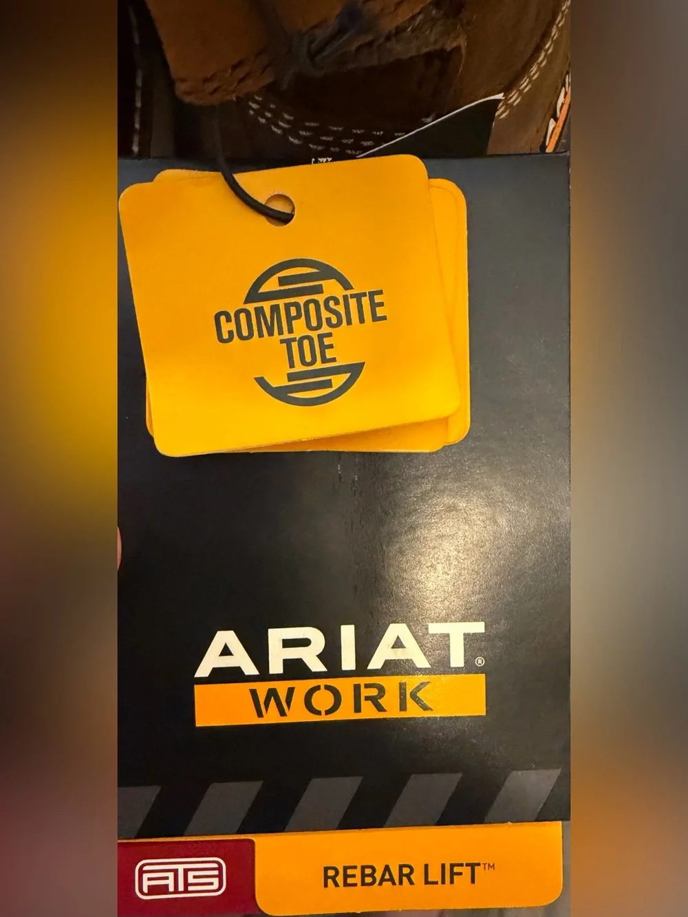 Ariat men’s 7.5 rebars lift 6” h2o comp toe- NWT (no box)